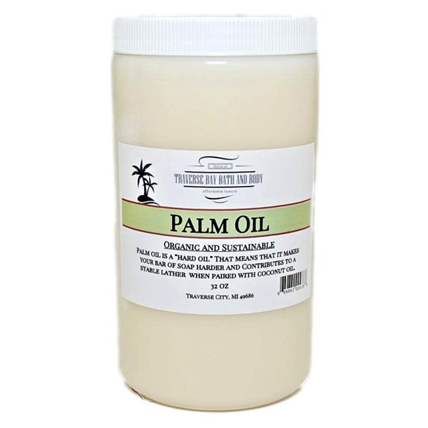 Palm Oil, Soap Making Supplies. Organic, Sustainable, Kosher, 32 DIY