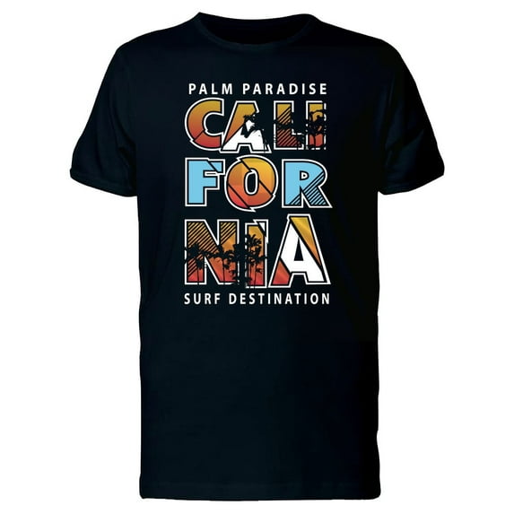 Palm Paradise Ca Surf Dest Tee Men's -Image by Shutterstock