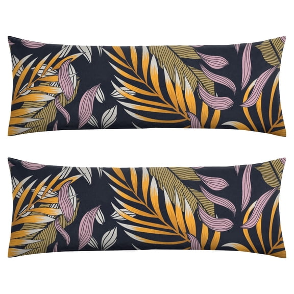 Palm Paradise Lumbar Pillow Cover Sunset Palm Tree Silhouette, Watercolor Sky Gradient, Soft Velvet for Balcony, Lanai, or Summer Home Styling