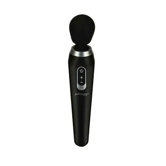 Palm Power Extreme Personal Massage Wand, Black