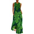 thumbnail image 1 of Palm Print Ress Women Elegant Luxury Women's Clothing Summer 2025 Novelties, 1 of 6