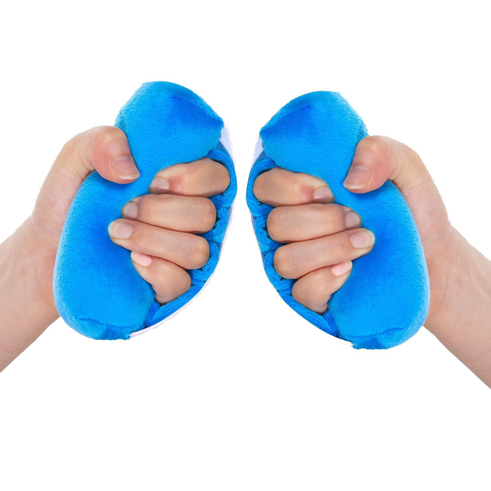 Palm Protector Hand Contracture Cushion, (2 Pack) Fluff Finger Contracture Cushion with Elastic
