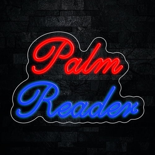 Palm Reader LED Neon Sign 16"L x 11"H #33287