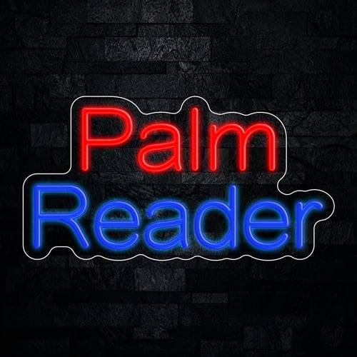 Palm Reader LED Neon Sign 19"L x 10"H #33285