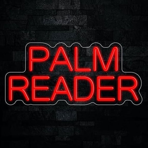 Palm Reader LED Neon Sign 22"L x 10"H #32550
