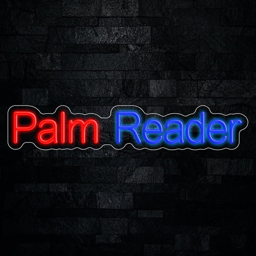 Palm Reader LED Neon Sign 27"L x 5"H #33284