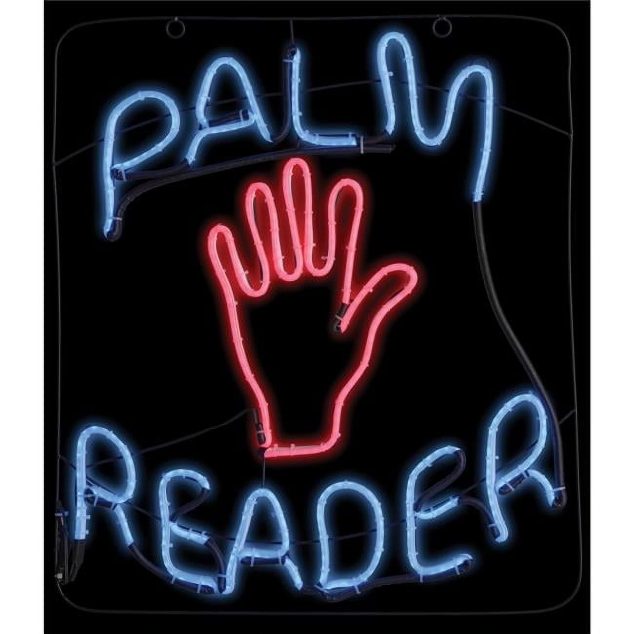 GENERAC POWER SYSTEMS Palm Reader LED Neon Sign Halloween Decoration