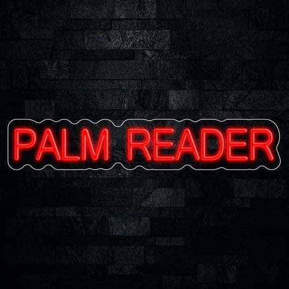 Palm Reader Neon LED Sign 27"L x 5"H #32551