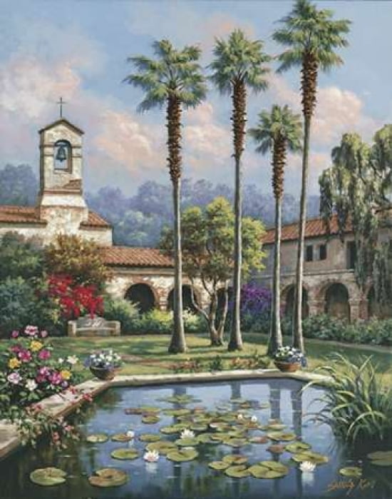Palm Reflection Canvas Art - Sung Kim (22 x 28)