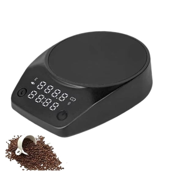 Palm Size Digital Coffee Scale Timing Electronic Weighing Scale for Italian Coffee Beans