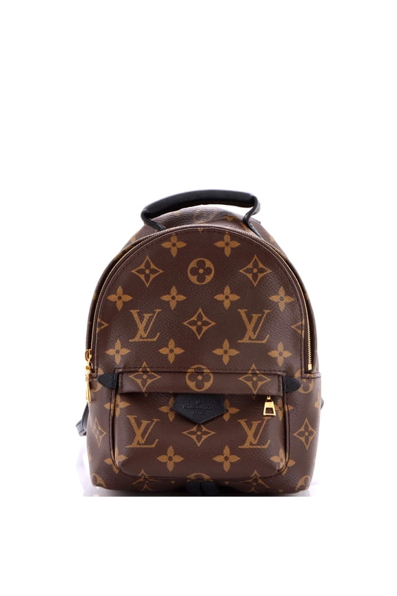 Palm Springs Backpack Monogram Canvas Mini By Rebag