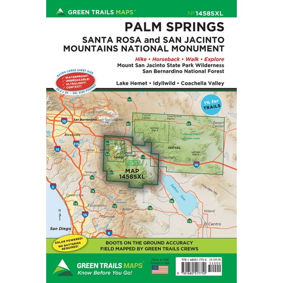 Palm Springs, CA No. 1458sxl, (Paperback)