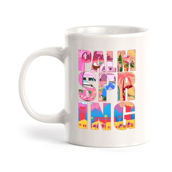 Palm Springs, California 11oz Ceramic Coffee Mug | American Cities Coffee Cups