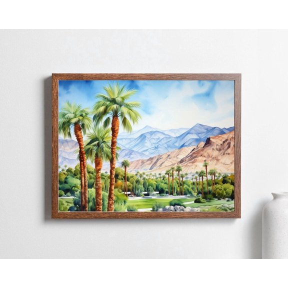 Palm Springs California Travel Decor Wall Art
