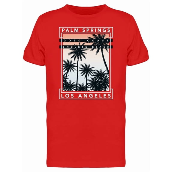 Palm Springs Los Angeles T-Shirt Men -Image by Shutterstock, Male Large