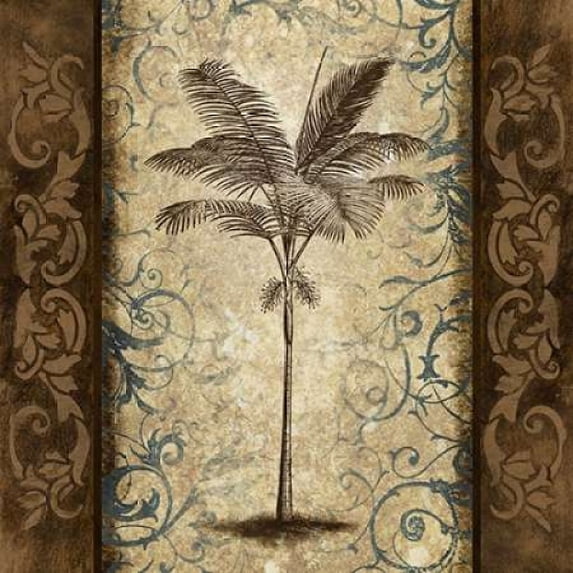 Palm Square I Poster Print by Michael Marcon (12 x 12)