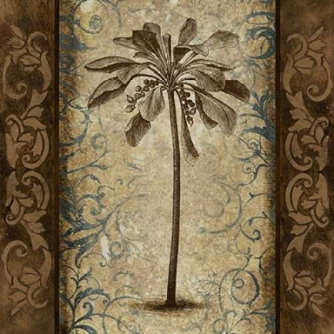 Palm Square II Canvas Art - Michael Marcon (24 x 24)