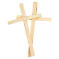 thumbnail image 1 of Palm Sunday Outreach Palm Crosses - Dried African Palm Crosses 6" x 4.5" (Large, Pack of 50), 1 of 5