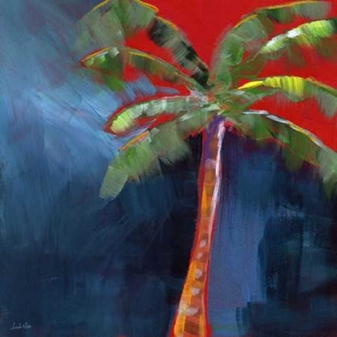 Palm Tree Canvas Art - Linda Woods (24 x 24)