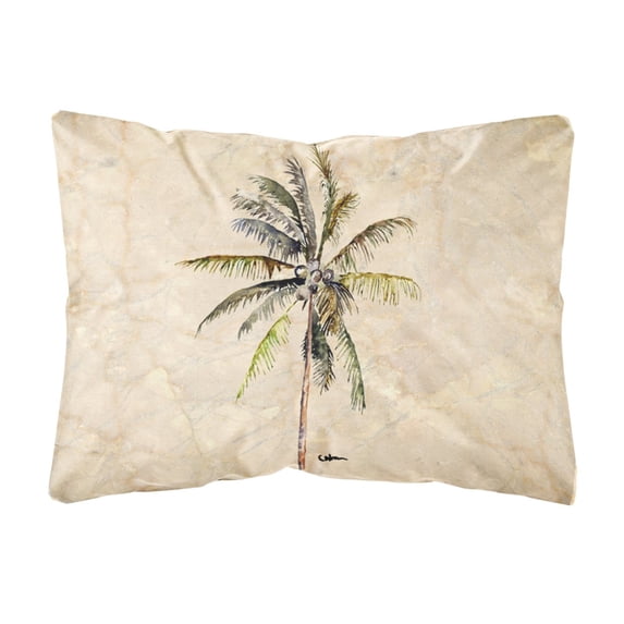 Palm Tree Canvas Fabric Decorative Pillow