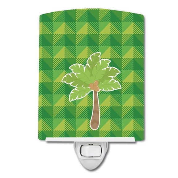 Palm Tree Ceramic Night Light