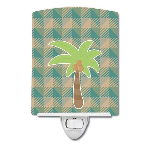 Palm Tree Ceramic Night Light