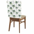 thumbnail image 1 of Palm Tree Chair Back Covers Set of 6, Summer Tropical Tree Stretch Dining Chair Back Slipcovers Removable Seat Cover for Kitchen Restaurant Hotel Cafe, 1 of 9