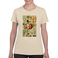 thumbnail image 1 of Palm Tree Chart. T-Shirt Women -Vision Studio Designs, Female Large, 1 of 4