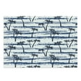 thumbnail image 1 of Palm Tree Cutting Board, Pattern Sea Summer Romantic Beach Island Silhouette Tropics, Decorative Tempered Glass Cutting and Serving Board, Large Size, Navy Blue, by Ambesonne, 1 of 1