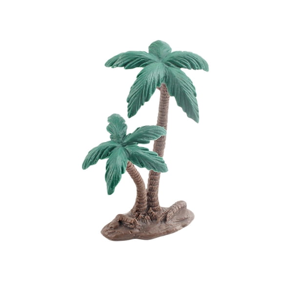 Palm Tree Decorations, Tropical Coconut Palm Tree Model, Rainforest Diorama Supplies, Building Model Tree, Cake Topper, Architecture Tree, Artificial Coconut Palm Tree 3.3X2.3X2.1"