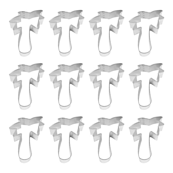 Palm Tree Dozen Cookie Cutters 3.5 inches/each N2000-W12 - The Cookie Cutter Shop - Tin Plate Steel