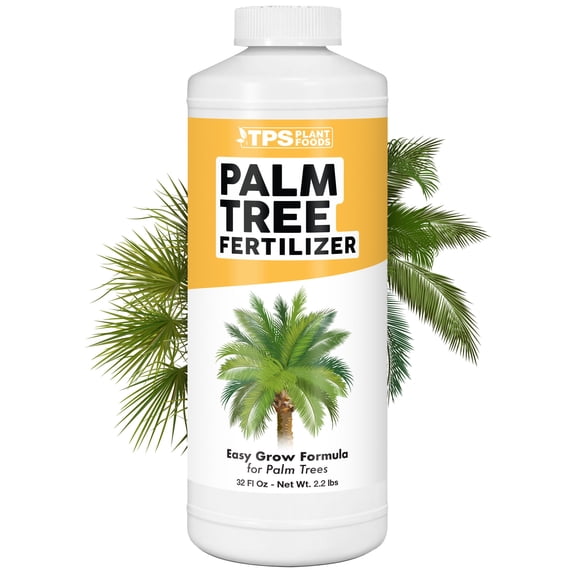 Palm Tree Fertilizer for All Palms and Ferns, Liquid Plant Food, 32 oz (1 Quart)