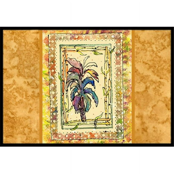 Palm Tree Indoor Or Outdoor Doormat, 24 x 36 in.
