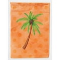 thumbnail image 1 of Palm Tree Orange Polkadot Flag - Garden Size, 1 of 1