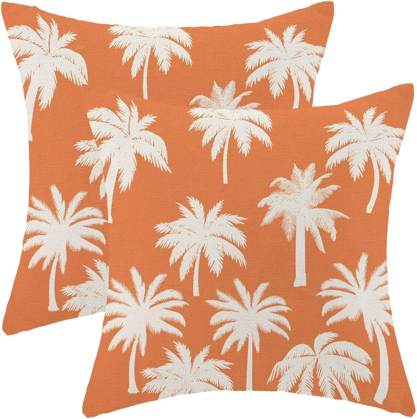 Palm Tree Monogrammed Throw Pillows photo