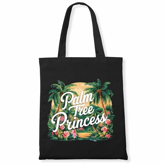 Palm Tree Princess Halloween Camping Camper Canvas Bag 2Pcs