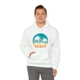 thumbnail image 1 of Palm Tree Retro Sunset Surf Hoodie Unisex Heavy Blend™ Hooded Sweatshirt, 1 of 9