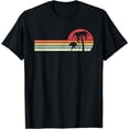 thumbnail image 1 of Palm Tree Shirt. Retro Style Tropical Beach T-Shirt, 1 of 3