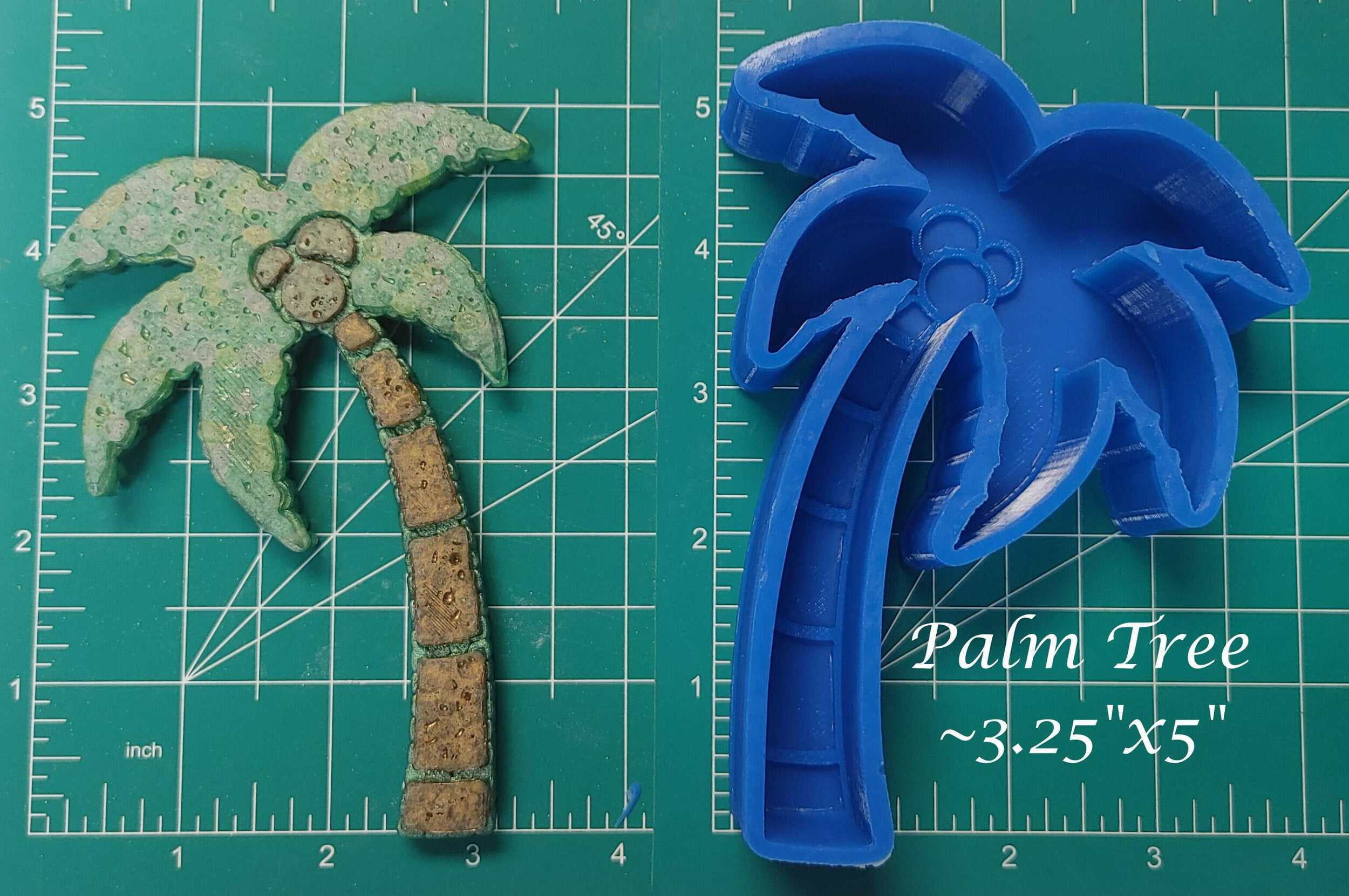 Palm Tree Silicone Freshie Mold