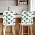 thumbnail image 1 of Palm Tree Summer Tropical Tree Chair Covers Set of 8 Chair Back Covers Stretch Removable Washable Chairs Slipcovers Chair Protector for Dining Room Kitchen Party Decor, 1 of 5