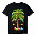 thumbnail image 1 of Palm Tree T-Shirt Men's Summer Beach Vibes Graphic Tee, 1 of 7