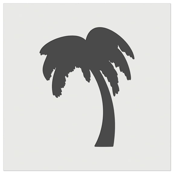 Palm Tree Tropical Solid DIY Cookie Wall Craft Stencil - 4.5 Inch