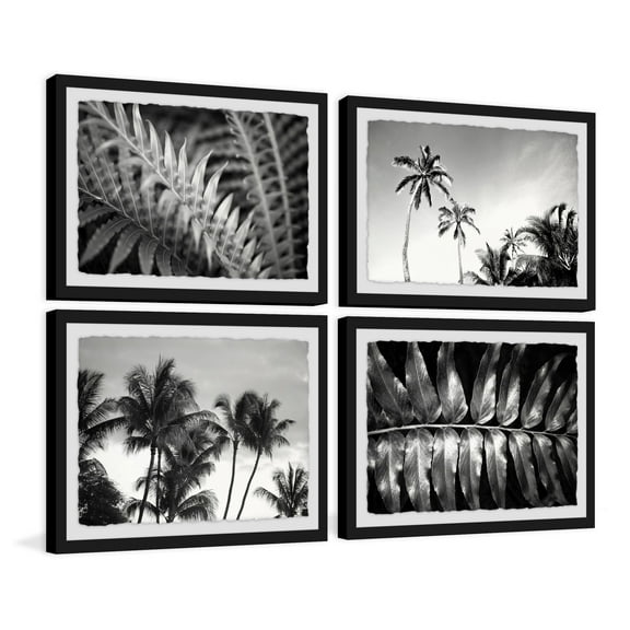 Palm Trees Quadriptych