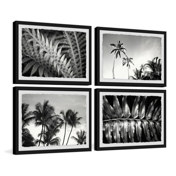 Palm Trees Quadriptych