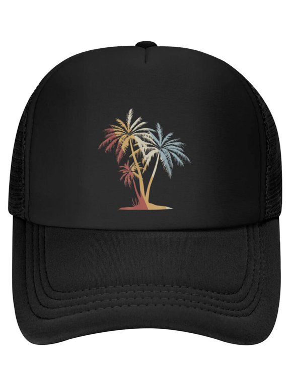 Palm Trees Retro Style Vintage Baseball Cap