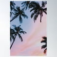 thumbnail image 1 of Palm Trees Sunset X / Kihei, Hawaii Poster Wall Art, Modern Wall Decor For Living Room Bedroom, 8x12 UNFRAMED, 1 of 2