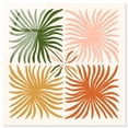 thumbnail image 1 of Palm Trees Top Acrylic Print Palm Leaf Wall Art by Art Remedy, Ready to Hang, 30 x 30, 1 of 5