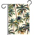 Palm Trees Garden Flags, 12 x 18 Inch Double Sided Outdoor Yard
