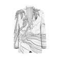 thumbnail image 1 of Palm Trees With A Black And White Customized Men's Suits full man Shawl Collar Gentleman Suits for Wedding Business, 1 of 5
