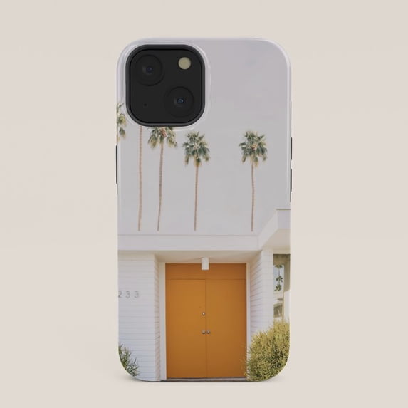 Palm Trees Rappers Palm Trees and Orange Door Tough Case for Apple iPhone, Polycarbonate ...